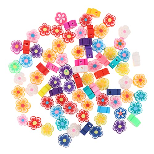 Operitacx Ca. 80 Bunte Tonperlen In Blumenform Zur Schmuckherstellung – 10 Mm Bastelperlen Für Armbänder Ohrringe Und Halsketten – Pädagogisches Kunstzubehör Für Kinder Und Anfänger Operitacx Ca. 80 Bunte Tonperlen In Blumenform Zur Schmuckherstellung – 10 Mm Bastelperlen Für Armbänder Ohrringe Und Halsketten – Pädagogisches Kunstzubehör Für Kinder Und Anfänger von Operitacx