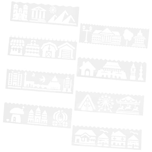 Operitacx Cartoon House Pattern Diy Schablonen für Bastelprojekte für Kartengestaltung und Familienaktivitäten Fördert Kreativität und Interaktion Operitacx Cartoon House Pattern Diy Schablonen für Bastelprojekte für Kartengestaltung und Familienaktivitäten Fördert Kreativität und Interaktion von Operitacx