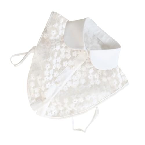 Operitacx Damen Spitzenkragen Weiß Halbbluse Abnehmbarer Baumwoll spitzenkragen Leichter Komfort Vielseitiges Modeaccessoire für Pullover Kleider Uniformen Jahreszeitenübergreifend Operitacx Damen Spitzenkragen Weiß Halbbluse Abnehmbarer Baumwoll spitzenkragen Leichter Komfort Vielseitiges Modeaccessoire für Pullover Kleider Uniformen Jahreszeitenübergreifend von Operitacx