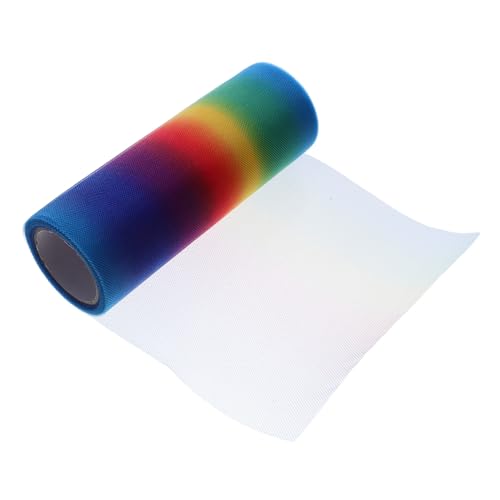 Operitacx Dekorativer Tüllnetzrock Glitzernder Netzstoff Farbiger Farbverlauf Tüll Dekorationsnetzband Schillernder Organzastoff Hochzeitstülldekor Scrapbook Tüllnetz Schillerndes Operitacx Dekorativer Tüllnetzrock Glitzernder Netzstoff Farbiger Farbverlauf Tüll Dekorationsnetzband Schillernder Organzastoff Hochzeitstülldekor Scrapbook Tüllnetz Schillerndes von Operitacx