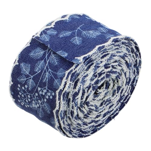 Operitacx Denim Spitzenband mit Wellenkante Strapazierfähiges Jeansstoffband Breit Vielseitig zum Nähen Basteln für DIY Kleidung Schuhe Haaraccessoires und Modische Projekte Operitacx Denim Spitzenband mit Wellenkante Strapazierfähiges Jeansstoffband Breit Vielseitig zum Nähen Basteln für DIY Kleidung Schuhe Haaraccessoires und Modische Projekte von Operitacx