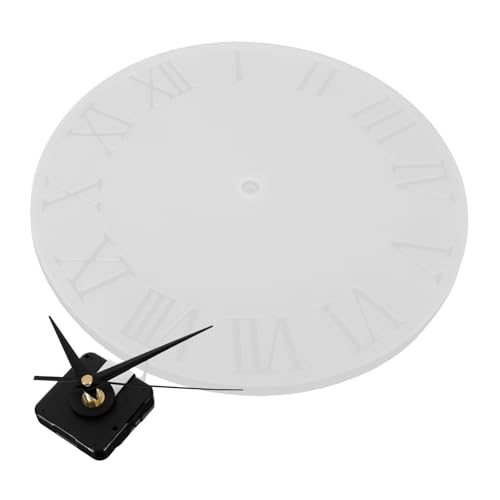 Operitacx Diy Römische Ziffern Uhr Silikonform mit Uhrwerk für Harz Gießen Wanduhr Gießform für Kreative Heimdekoration und Kinderzimmergestaltung Operitacx Diy Römische Ziffern Uhr Silikonform mit Uhrwerk für Harz Gießen Wanduhr Gießform für Kreative Heimdekoration und Kinderzimmergestaltung von Operitacx