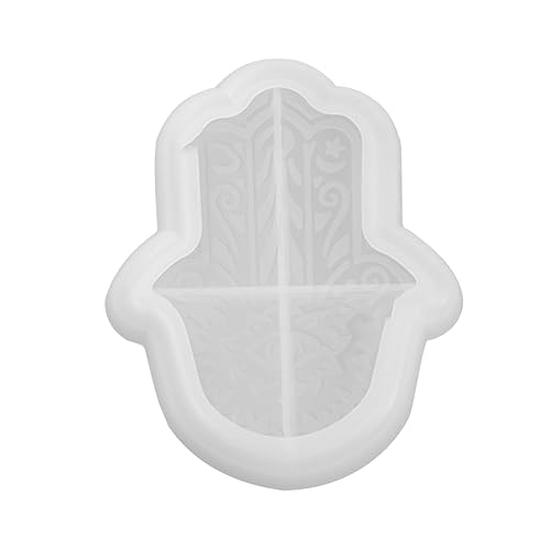 Operitacx Diy Silikonform Handplatte Kreative Resin Gießform Flexible Epoxidharzform für Dekoration Basteln Zubehör von Operitacx