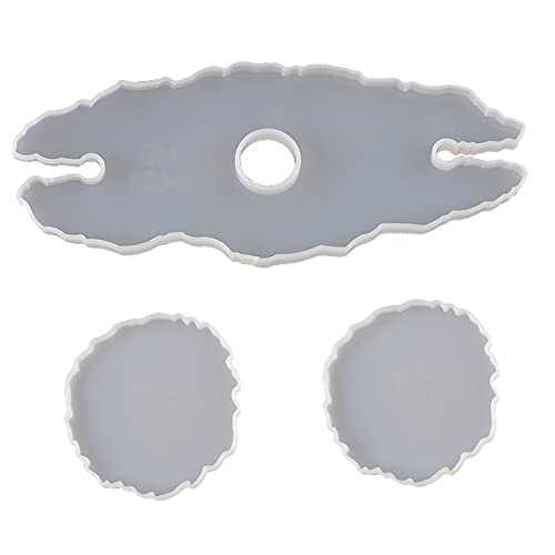 Operitacx Diy Silikonform für Glasuntersetzer und Weinglas Halter Unregelmäßige Epoxidharz Gießform für Kreative Handarbeiten und Dekorationen für Zuhause Operitacx Diy Silikonform für Glasuntersetzer und Weinglas Halter Unregelmäßige Epoxidharz Gießform für Kreative Handarbeiten und Dekorationen für Zuhause von Operitacx