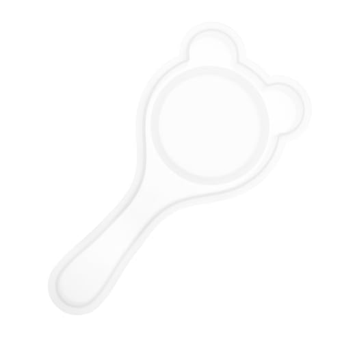 Operitacx Diy Silikonform für Haarbürsten Wiederverwendbare und Waschbare Epoxidharz Mold mit Bärenohr Design für Kreative Bastelprojekte und zum Valentinstag von Operitacx