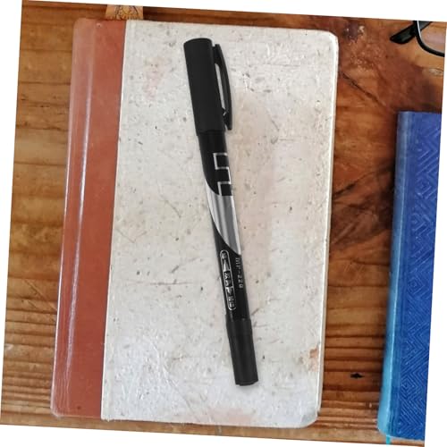 Operitacx Doppelseitiger Permanentmarker Schwarz mit Kunststoffclip Schnelltrocknend Nachfüllbar Geeignet für Glas Leder Metall Kunststoff Vielseitiger Doppelspitzen Marker für Glatte Operitacx Doppelseitiger Permanentmarker Schwarz mit Kunststoffclip Schnelltrocknend Nachfüllbar Geeignet für Glas Leder Metall Kunststoff Vielseitiger Doppelspitzen Marker für Glatte von Operitacx