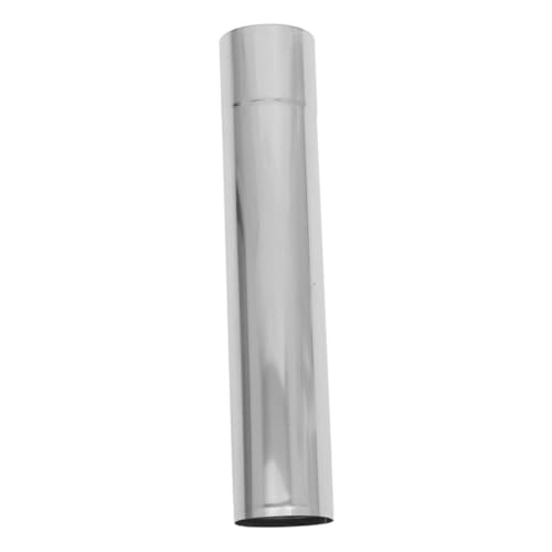 Operitacx Edelstahl Gerades Ofenrohr Camping Flue Kaminrohr Rauchrohr Zubehör für Holzöfen Sichere Verbindung Einfache Montage Verbesserte Belüftung Outdoor von Operitacx