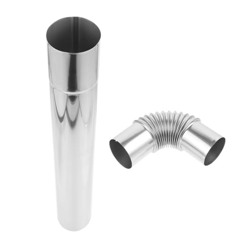 Operitacx Edelstahl Kaminrohr Bogen Schornstein Abgasrohr Ofenrohr Kamin Flue Holzofen Rohrbogen Zubehör für Effektive Rauchabführung Operitacx Edelstahl Kaminrohr Bogen Schornstein Abgasrohr Ofenrohr Kamin Flue Holzofen Rohrbogen Zubehör für Effektive Rauchabführung von Operitacx