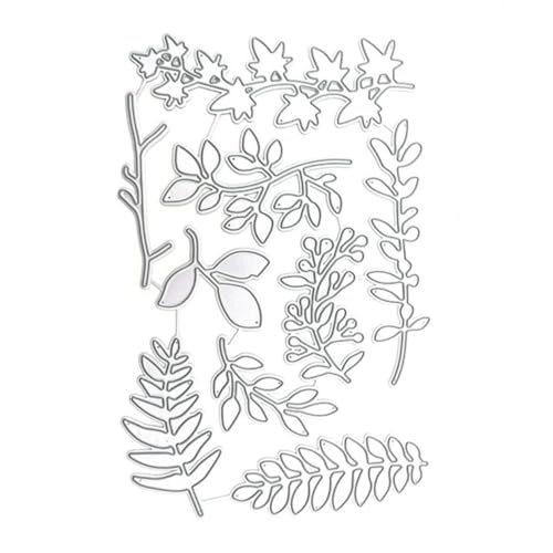Operitacx Embossing Stencil Cutting Dies Carbonstahl für DIY Kartenherstellung Scrapbooking Scrapbook Schablonen Handliche Stanzformen für Papierbasteln und Grußkarten Dekoration von Operitacx