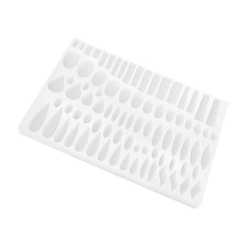Operitacx Epoxidharz Schmuckformen Silikon Gießform für Anhänger Ohrringe Halsketten Langlebig Flexibel und Längliche Designs für Diy Schmuckherstellung und Kreative Projekte von Operitacx