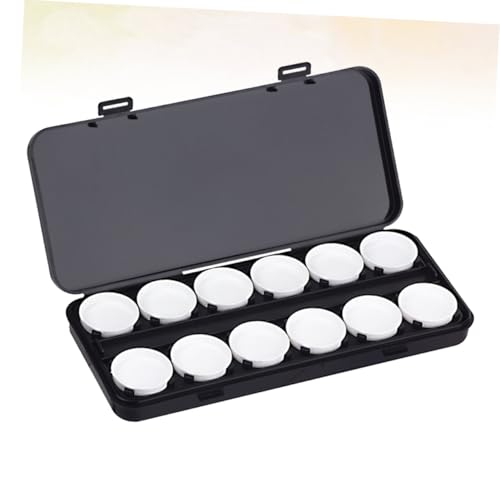 Operitacx Fach Nail Art Mischpalette aus Langlebigem Abs Kompakte Malpalette für Aquarell und Acrylfarben Praktische Farbmischbox für Künstler und Nageldesign Platzsparend und Tragbar in Operitacx Fach Nail Art Mischpalette aus Langlebigem Abs Kompakte Malpalette für Aquarell und Acrylfarben Praktische Farbmischbox für Künstler und Nageldesign Platzsparend und Tragbar in von Operitacx