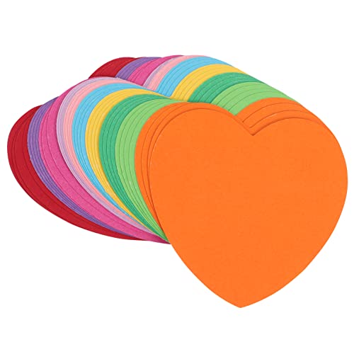 Operitacx Farbiges Papier Marmelade Sortierte Farbe Herzform 4 72 Zoll 50 Stück Für Den Heimgebrauch Perfekt Für Handwerk Und Dekorationen von Operitacx