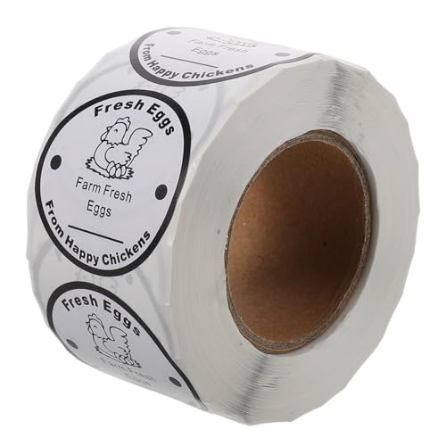 Operitacx Frische Eier Aufkleber mit Selbstklebenden Etiketten für Eierkartons für Bauernmärkte und Hausgebrauch Sicher und Praktisch für Frische Eier Operitacx Frische Eier Aufkleber mit Selbstklebenden Etiketten für Eierkartons für Bauernmärkte und Hausgebrauch Sicher und Praktisch für Frische Eier von Operitacx