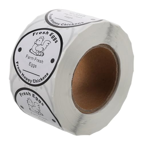 Operitacx Frische Eieraufkleber Selbstklebend Farm Etiketten für Eierkartons Bauernhofmarkt Verpackung Zuhause Operitacx Frische Eieraufkleber Selbstklebend Farm Etiketten für Eierkartons Bauernhofmarkt Verpackung Zuhause von Operitacx