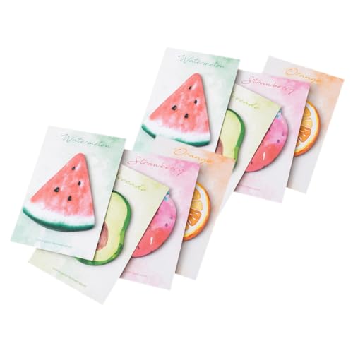 Operitacx Fruchtförmige Haftnotizen Selbstklebende Notizzettel Designs Wassermelone Avocado für Schule Büro und Kreative Anwendungen Erinnerungen und Notizen Operitacx Fruchtförmige Haftnotizen Selbstklebende Notizzettel Designs Wassermelone Avocado für Schule Büro und Kreative Anwendungen Erinnerungen und Notizen von Operitacx