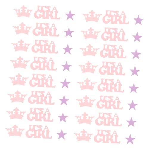 Operitacx Gender Reveal Party Konfetti Mädchen Krone und Sterne Babyparty Tischdeko Shower Party Supplies für Festliche Dekoration und Fotorequisiten Operitacx Gender Reveal Party Konfetti Mädchen Krone und Sterne Babyparty Tischdeko Shower Party Supplies für Festliche Dekoration und Fotorequisiten von Operitacx