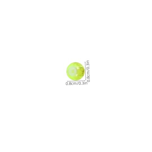 Operitacx Glasperlen Grün Großes Loch Runde Spacer Perlen DIY Schmuck Basteln Halskette Ohrring Zubehör Frische Farbgebung Langlebig Glatt Operitacx Glasperlen Grün Großes Loch Runde Spacer Perlen DIY Schmuck Basteln Halskette Ohrring Zubehör Frische Farbgebung Langlebig Glatt von Operitacx