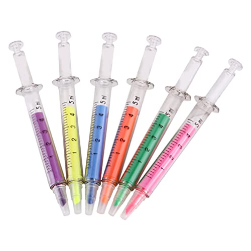 Operitacx Glitzer-Highlighter 24st Highlighter Fluoreszierende Marker Scrapbooking-marker Neuheit Kugelschreiber Textmarker Für Stift Farbstift Plastik Blitz Leuchtstab von Operitacx