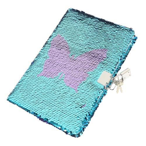Operitacx Glitzer Notizbuch mit Wendbarem Pailletten Cover Tagebuch mit Schloss und Schlüssel Liniertes Mädchen Notizheft Kreatives Reversible Design für Schule Büro Operitacx Glitzer Notizbuch mit Wendbarem Pailletten Cover Tagebuch mit Schloss und Schlüssel Liniertes Mädchen Notizheft Kreatives Reversible Design für Schule Büro von Operitacx