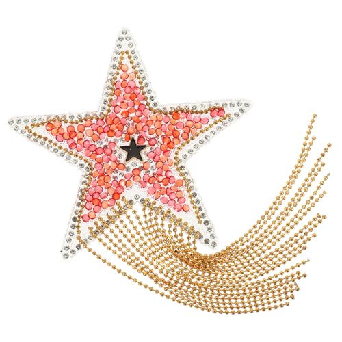 Operitacx Glitzernder Stern Aufbügelpatch mit Strasssteinen Sternförmiger Flicken zum Aufbügeln DIY Kleidung Reparatur und Taschen Dekoration Geeignet für Hüte und Jeans Rot Goldener Schmuck Operitacx Glitzernder Stern Aufbügelpatch mit Strasssteinen Sternförmiger Flicken zum Aufbügeln DIY Kleidung Reparatur und Taschen Dekoration Geeignet für Hüte und Jeans Rot Goldener Schmuck von Operitacx