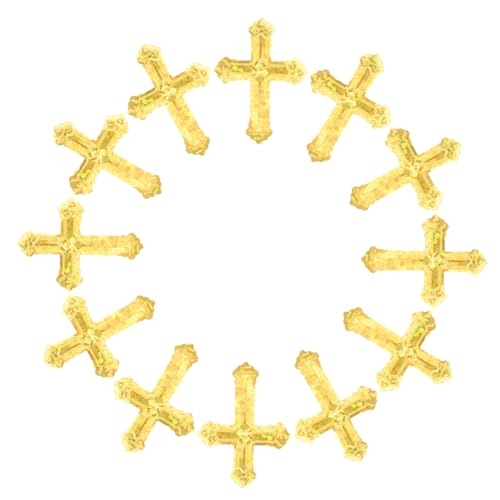 Operitacx Goldene Kreuz-konfetti Streudeko Glitzerndes Langlebiges Partydekor für Taufe Kommunion Hochzeit Babyparty und Festliche Religiöse Anlässe Einfach zu Verwenden und Elegant von Operitacx