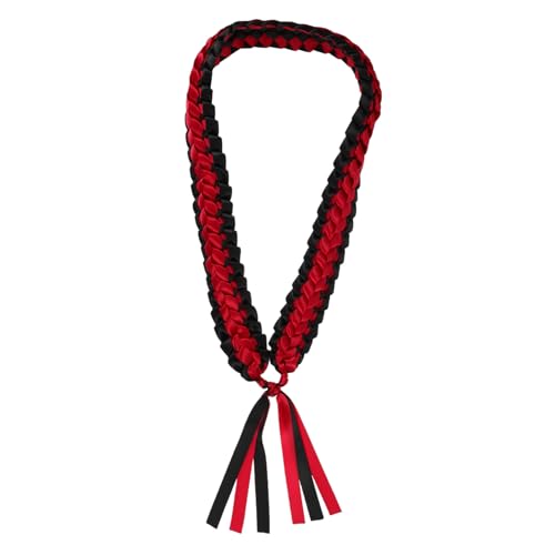 Operitacx Graduierungsband Leis Halskette Handgewebtem Satin Elastisches Strapazierfähiges Accessoire für Abschlussfeiern Universitätsabschlüssen Unvergessliches Erinnerungsstück von Operitacx