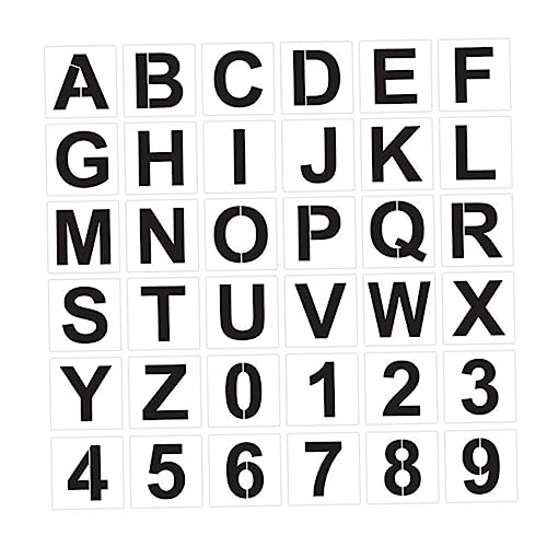Operitacx Großes Teiliges Alphabet Schablonen aus Langlebigem Pet Wiederverwendbare Buchstaben und Zahlenvorlagen für Malen Zeichnen und Basteln Beige Operitacx Großes Teiliges Alphabet Schablonen aus Langlebigem Pet Wiederverwendbare Buchstaben und Zahlenvorlagen für Malen Zeichnen und Basteln Beige von Operitacx