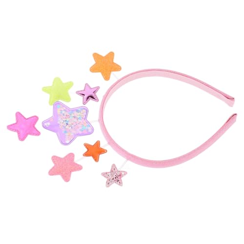 Operitacx Haarreif Sternenmotiv Party Kopfschmuck Rosa Flexibler Langlebiger Haarschmuck für Mädchen Geburtstagsfeier Foto Requisite und Alltagsgebrauch Operitacx Haarreif Sternenmotiv Party Kopfschmuck Rosa Flexibler Langlebiger Haarschmuck für Mädchen Geburtstagsfeier Foto Requisite und Alltagsgebrauch von Operitacx
