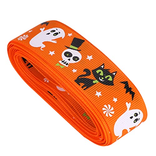 Operitacx Halloween Geschenkbänder mit Geistermuster Dekorative Bänder für Diy Bastelprojekte Orangefarbene Verpackungsbänder für und Partys Operitacx Halloween Geschenkbänder mit Geistermuster Dekorative Bänder für Diy Bastelprojekte Orangefarbene Verpackungsbänder für und Partys von Operitacx