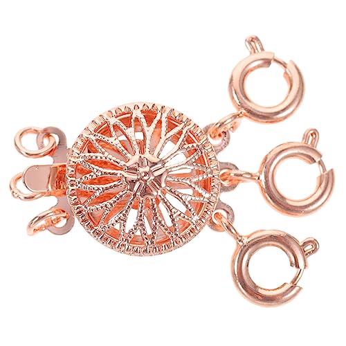 Operitacx Halskette Mit Mehrschichtiger Schnalle Schließungen Schmuck Für Frauen Schließe Mehrschichtiger Halskettenverschluss Schlüssel Schichtung Halskettenstapel Rose Gold Kupfer Operitacx Halskette Mit Mehrschichtiger Schnalle Schließungen Schmuck Für Frauen Schließe Mehrschichtiger Halskettenverschluss Schlüssel Schichtung Halskettenstapel Rose Gold Kupfer von Operitacx