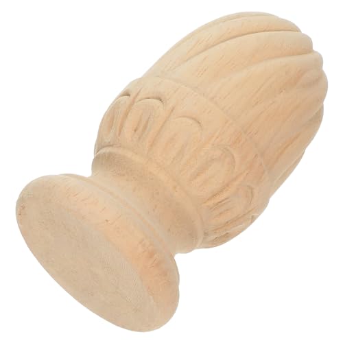 Operitacx Handgefertigte Holzsäulen Spitze Ananas Form Unbehandelte Holz Treppenhaus Kappen Robuste DIY Baluster Verzierungen Vielseitig für Treppengeländer Bettsäulen und Möbeldekor Operitacx Handgefertigte Holzsäulen Spitze Ananas Form Unbehandelte Holz Treppenhaus Kappen Robuste DIY Baluster Verzierungen Vielseitig für Treppengeländer Bettsäulen und Möbeldekor von Operitacx