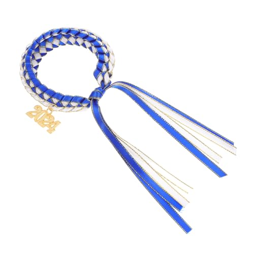 Operitacx Handgewebtes Armband mit Schleifenmotiv Modisches Verstellbares Elegantes Stoffarmband in Weiß und Blau Vielseitig Kombinierbar für Damen und Alltag Operitacx Handgewebtes Armband mit Schleifenmotiv Modisches Verstellbares Elegantes Stoffarmband in Weiß und Blau Vielseitig Kombinierbar für Damen und Alltag von Operitacx