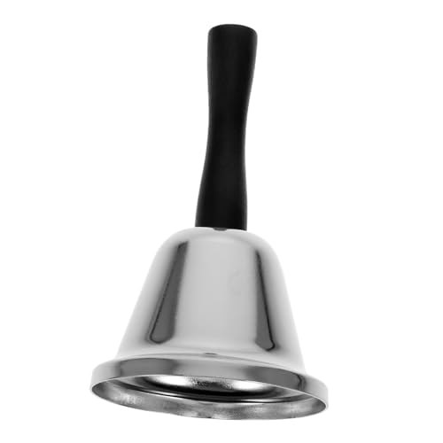 Operitacx Handglocke aus Edelstahl Glocke läuten Handrufglocken handgekurbelte Glocke Lustige Serviceklingel Glocken rufen Klingelton für den Dienst Handklingel Holz Silver Operitacx Handglocke aus Edelstahl Glocke läuten Handrufglocken handgekurbelte Glocke Lustige Serviceklingel Glocken rufen Klingelton für den Dienst Handklingel Holz Silver von Operitacx