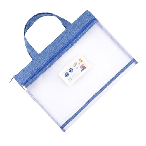 Operitacx Handheld Zipper Dokumenten Tasche Vielseitige Aufbewahrung für Prüfungsunterlagen Robuste Wiederverwendbare Mesh Material Großer Stauraum für Dokumente für Schüler und Bürobedarf Operitacx Handheld Zipper Dokumenten Tasche Vielseitige Aufbewahrung für Prüfungsunterlagen Robuste Wiederverwendbare Mesh Material Großer Stauraum für Dokumente für Schüler und Bürobedarf von Operitacx
