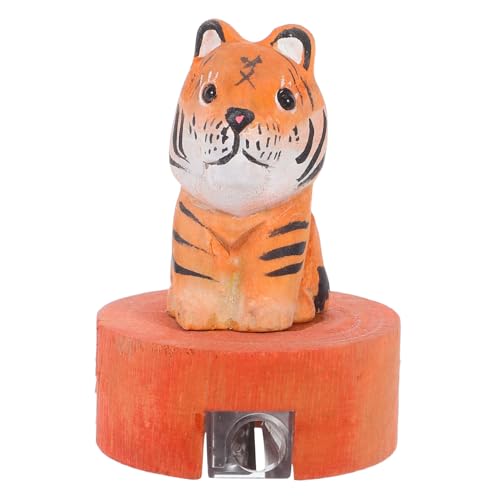 Operitacx Handlicher Bleistiftspitzer Klassenzimmer Holz Tiger Design Präzise Spitzfunktion Kleiner Schulbedarf für Schreibtischdekoration Operitacx Handlicher Bleistiftspitzer Klassenzimmer Holz Tiger Design Präzise Spitzfunktion Kleiner Schulbedarf für Schreibtischdekoration von Operitacx