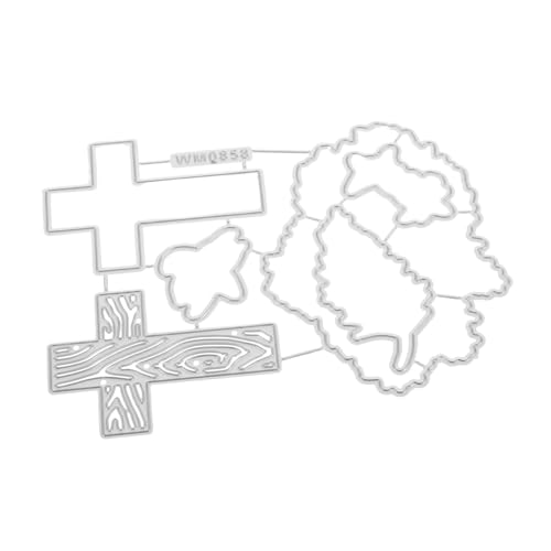 Operitacx Hanukkah Stanzformen Metall Schneidewerkzeuge für Scrapbooking Diy Alben und Kreative Papierprojekte Vielseitige Prägevorlagen für Bastelarbeiten von Operitacx