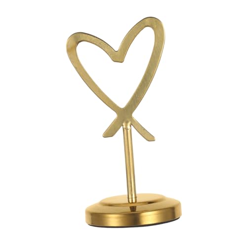 Operitacx Herzförmiger Memo Clip Halter aus Robuster und Fotohalter für Büro Hochzeit Restaurant und Partys Charmantes Design Vielseitig Einsetzbar Langlebig und Benutzerfreundlich Operitacx Herzförmiger Memo Clip Halter aus Robuster und Fotohalter für Büro Hochzeit Restaurant und Partys Charmantes Design Vielseitig Einsetzbar Langlebig und Benutzerfreundlich von Operitacx