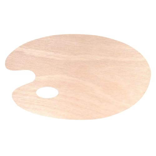 Operitacx Holz Mischpalette Oval Mischen von Acryl Ölfarben Leichtes Langlebiges Malbrett für Künstler Hobby Schule und Studium Praktisches Pigment mischbrett Operitacx Holz Mischpalette Oval Mischen von Acryl Ölfarben Leichtes Langlebiges Malbrett für Künstler Hobby Schule und Studium Praktisches Pigment mischbrett von Operitacx