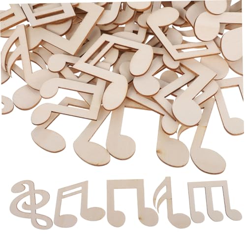 Operitacx Holz Musiknoten DIY Bastelsets Unbemalt Stabile Notenformen für Kreative Malprojekte und Wanddekoration Holzscheiben Höhe pro Packung Operitacx Holz Musiknoten DIY Bastelsets Unbemalt Stabile Notenformen für Kreative Malprojekte und Wanddekoration Holzscheiben Höhe pro Packung von Operitacx