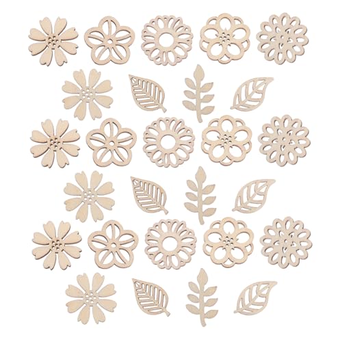 Operitacx Holzblumen Blattformen zum Bemalen und Scrapbooking Sichere Langlebige Diy-holzstreuteile für Kreative Bastelprojekte und Familienaktivitäten Operitacx Holzblumen Blattformen zum Bemalen und Scrapbooking Sichere Langlebige Diy-holzstreuteile für Kreative Bastelprojekte und Familienaktivitäten von Operitacx