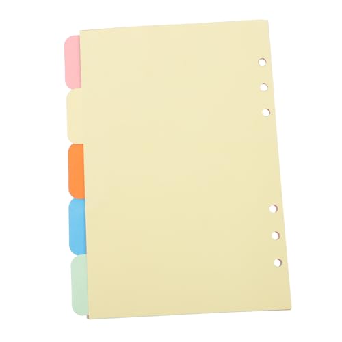 Operitacx Index Register Trennblätter Farben Tab Divider Gelocht Farbige Ordner Einlagen für Ringbücher Planer Notizbuch Dokumentenorganisation Operitacx Index Register Trennblätter Farben Tab Divider Gelocht Farbige Ordner Einlagen für Ringbücher Planer Notizbuch Dokumentenorganisation von Operitacx