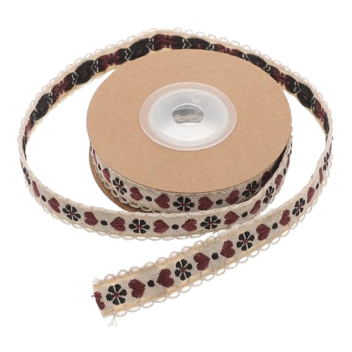 Operitacx Jacquard Baumwollband mit Herzen und Blumen Vielseitiges Dekorationsband für Kleidung Taschen Hüte Langlebig und Kreativ für Große Schleifen und Diy Bastelprojekte Operitacx Jacquard Baumwollband mit Herzen und Blumen Vielseitiges Dekorationsband für Kleidung Taschen Hüte Langlebig und Kreativ für Große Schleifen und Diy Bastelprojekte von Operitacx