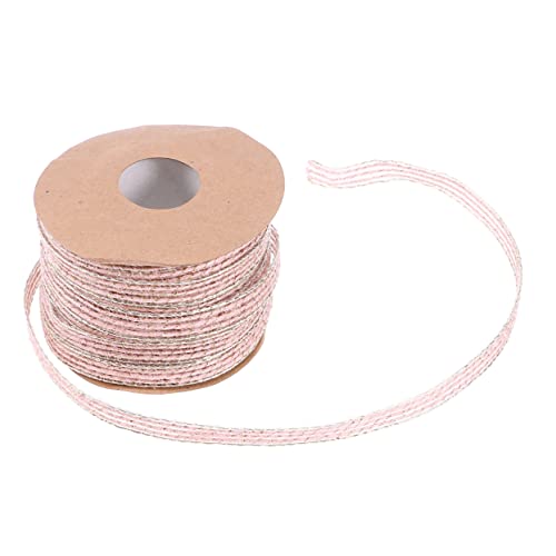 Operitacx Juteband aus Sackleinen home decor wohnungseinrichtung geflochten für Schleifen Weihnachtsband Schleifenohrringe Jute-Gurtband Bandgewebe Jahrgang schmücken Gewebter Rosa Operitacx Juteband aus Sackleinen home decor wohnungseinrichtung geflochten für Schleifen Weihnachtsband Schleifenohrringe Jute-Gurtband Bandgewebe Jahrgang schmücken Gewebter Rosa von Operitacx