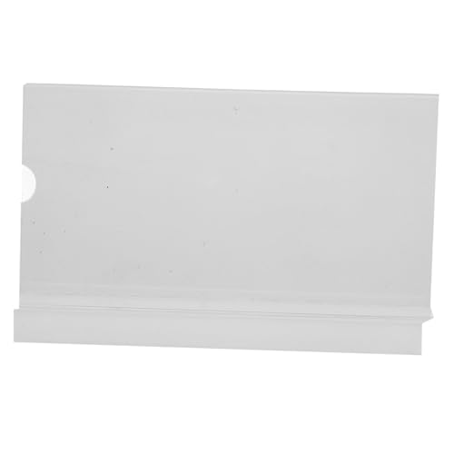 Operitacx Klare Acryl Sitzplatzschildhalterung Vertikal Transparent Robuster Doppelseitiger Tischaufsteller Für Kleine Büros Arbeitsplätze Retail Displays Operitacx Klare Acryl Sitzplatzschildhalterung Vertikal Transparent Robuster Doppelseitiger Tischaufsteller Für Kleine Büros Arbeitsplätze Retail Displays von Operitacx