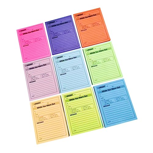 Operitacx Klebezettel Farben Set Haftnotizen mit Starker Klebkraft für Büro Schule Praktische Notizblöcke für Studenten Alltag Vielseitige Memo Sticker für Wichtige Erinnerungen von Operitacx
