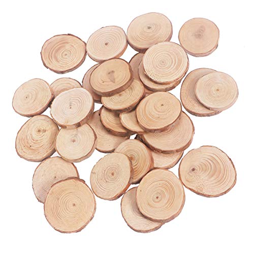 Operitacx Kleine Holzscheiben – 30 Stück Holzscheiben Zum Basteln Für Diy-Hochzeitsdeko Und Rustikale Heimdekoration 3 5–4 5 Cm Operitacx Kleine Holzscheiben – 30 Stück Holzscheiben Zum Basteln Für Diy-Hochzeitsdeko Und Rustikale Heimdekoration 3 5–4 5 Cm von Operitacx