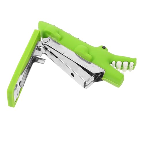Operitacx Kleiner Handhefter Krokodil Design Tragbarer Dekorativer Mini Tacker für Büro und Schule Stabile Heftleistung Automatischer Federmechanismus Langlebiges Material Schreibwaren Operitacx Kleiner Handhefter Krokodil Design Tragbarer Dekorativer Mini Tacker für Büro und Schule Stabile Heftleistung Automatischer Federmechanismus Langlebiges Material Schreibwaren von Operitacx