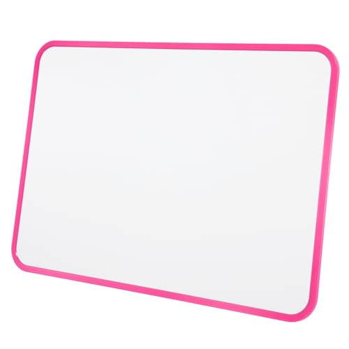Operitacx Kleines Magnetisches Whiteboard Doppelseitiges Abwischbares Schreibbrett für Schule und Zuhause Wiederverwendbar Multifunktionales Zeichenbrett Rosa von Operitacx