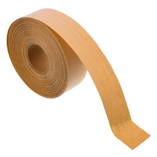 Operitacx Kraftpapier Klebeband Beschreibbar Wasserfest Hochtemperaturbeständig Umweltfreundlich Stark Haftend für Verpackung Versand Basteln und Geschenkverpackung von Operitacx