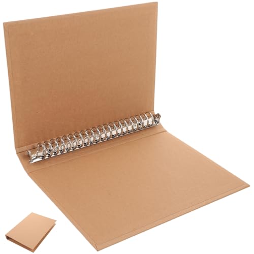 Operitacx Kraftpapier Notizbuchordner Nachfüllbare Hülle mit Löchern Robuste und Leichte Schutzabdeckung für Büro und Studium Einfach zu Reinigen und Langlebig Praktisch für Wichtige Operitacx Kraftpapier Notizbuchordner Nachfüllbare Hülle mit Löchern Robuste und Leichte Schutzabdeckung für Büro und Studium Einfach zu Reinigen und Langlebig Praktisch für Wichtige von Operitacx